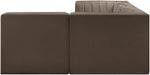 Rummi - Velvet Performance Fabric Upholstered 4 Piece Modular Sectional - Simple Home Plus