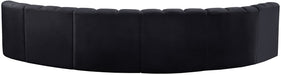 Arc - Velvet 6 Piece U-Shaped Modular Sofa - Simple Home Plus