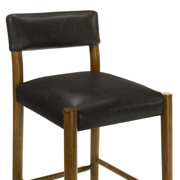 Bennet - Modern Wood Counter Height Kitchen Bar Stool - Simple Home Plus