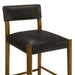 Bennet - Modern Wood Counter Height Kitchen Bar Stool - Simple Home Plus