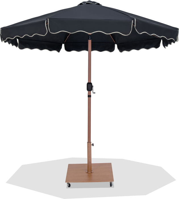Amalfi - Aluminum Patio Umbrella - Light Brown Base / Light Brown Pole - Simple Home Plus