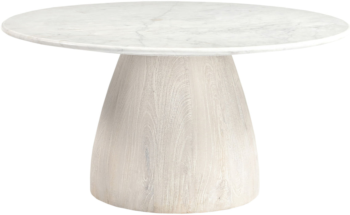 Liona - Marble And Mango Wood Table - Simple Home Plus