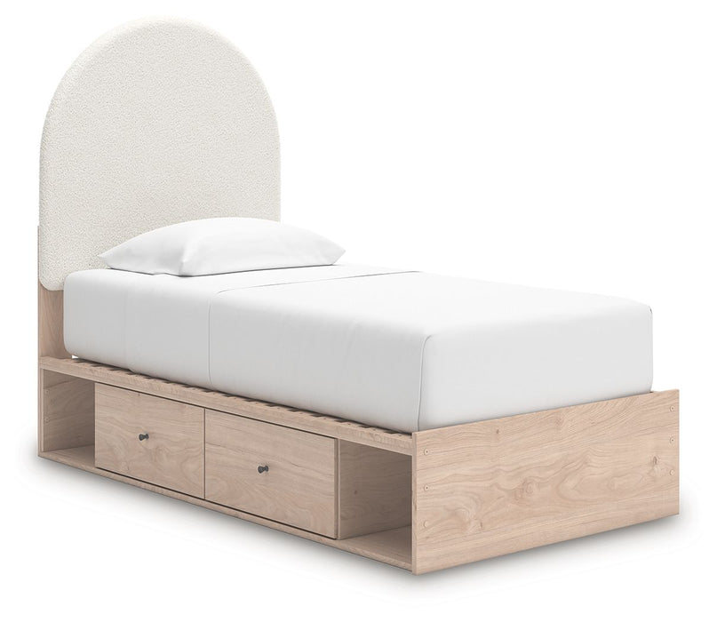 Arloster - Upholstered Panel Bed - Simple Home Plus