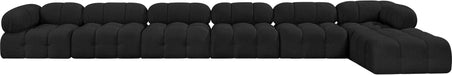Ames - 7 Piece Boucle Fabric Modular L-Shaped Sectional - Simple Home Plus