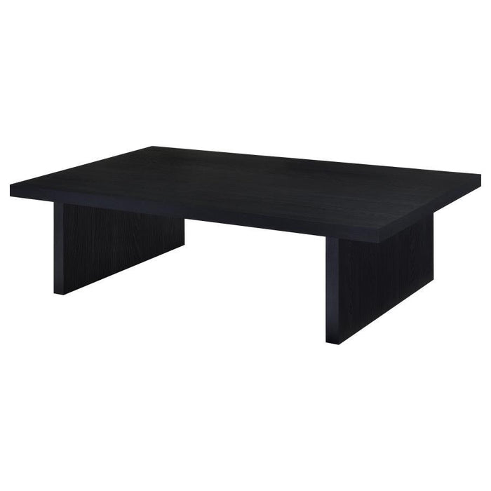Max - Rectangular Engineered Laminate Coffee Table - Black - Simple Home Plus