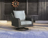 Elite Park - Gray - Swivel Lounge w/ Cushion - Simple Home Plus