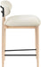 Riccio - Upholstered Stool - Cream - Simple Home Plus