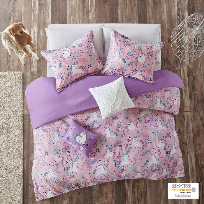 Lola - Unicorn Duvet Cover Set - Pink - Simple Home Plus