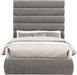 Adam - Chenille Fabric Bed With 70.5" Headboard - Simple Home Plus