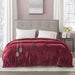 Heated Plush - Queen Blanket - Red - Simple Home Plus