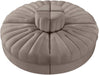 Rummi - Round Velvet Performance Fabric Upholstered 4 Piece Modular Sofa - Simple Home Plus