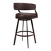 Saturn - Swivel Bar Stool - Auburn Bay Legs - Simple Home Plus