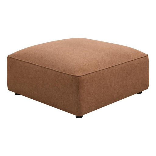 Jennifer - Square Upholstered Ottoman - Simple Home Plus