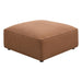 Jennifer - Square Upholstered Ottoman - Simple Home Plus