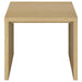Canoga - Engineered Wood Accent Side End Table - Light Oak - Simple Home Plus