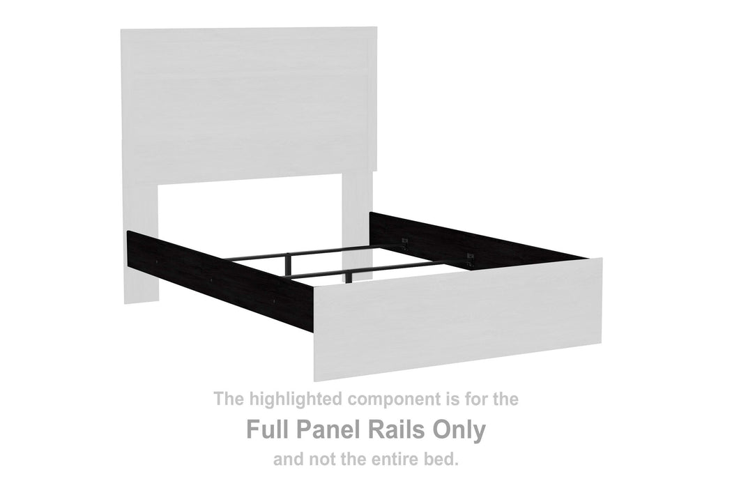 Belachime - Full Panel Rails - Charcoal - Simple Home Plus