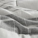 Rhodes - 4 Piece Stripe Comforter Set With Throw Pillow - Gray / Multi - Simple Home Plus