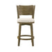 Winsley - Coastal Modern Swivel Wood Counter Height Kitchen Bar Stool - Simple Home Plus