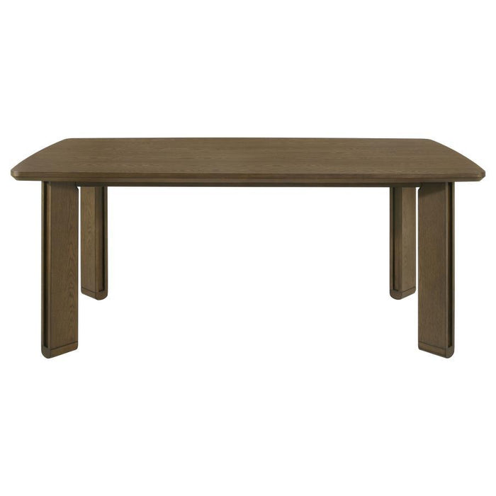Ottowa - Rectangular Wood Dining Table - Brown - Simple Home Plus