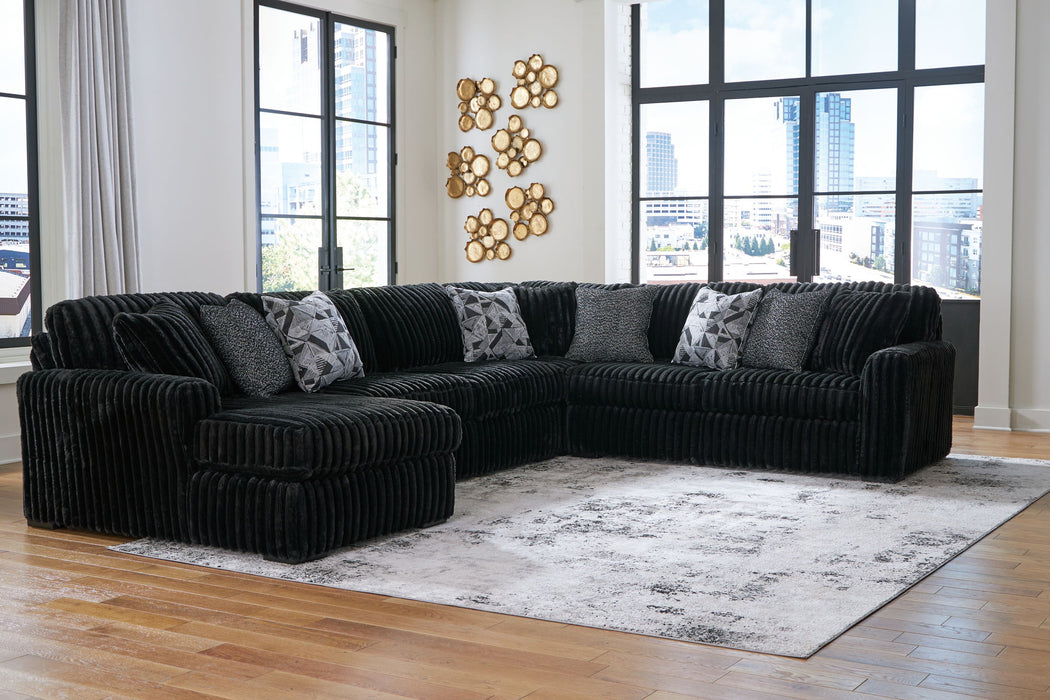 Midnight-Madness - Sectional Set - Simple Home Plus