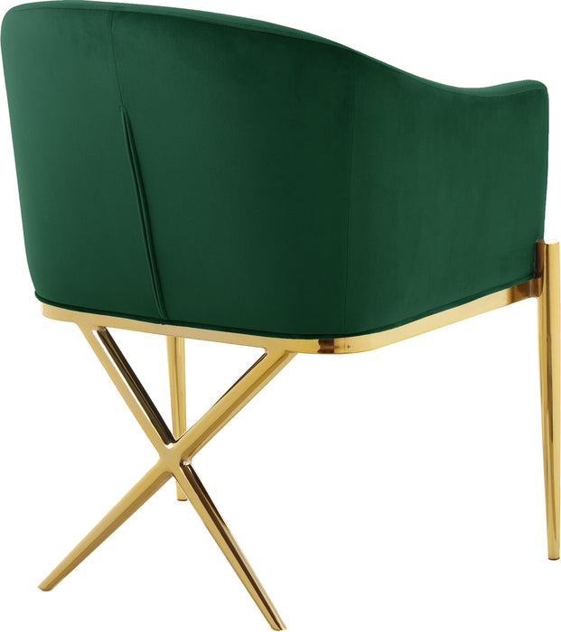 Xavier - Dining Chair with Gold Legs - Simple Home Plus