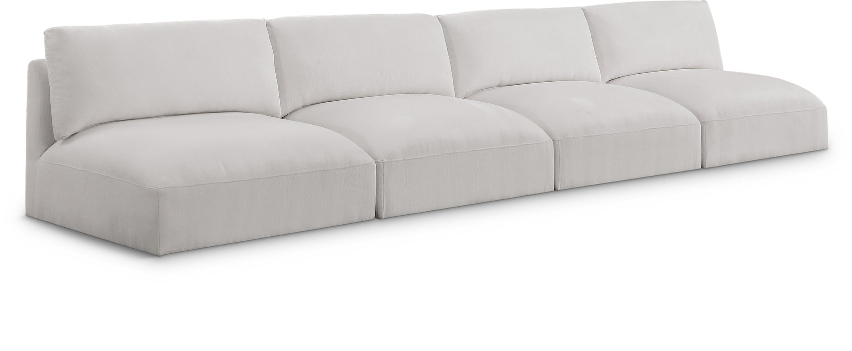 Ease - 4 Seat Modular Armless Sofa - Simple Home Plus
