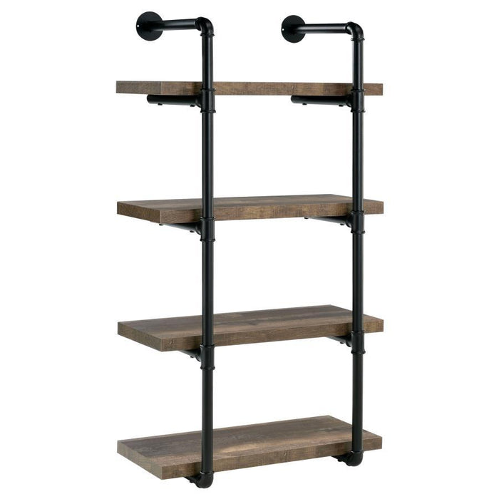 Elmcrest - 4-Shelf Wall Bookshelf - Simple Home Plus