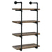 Elmcrest - 4-Shelf Wall Bookshelf - Simple Home Plus