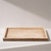 Barletta - Travertine Rectangular Tray - Natural - Simple Home Plus