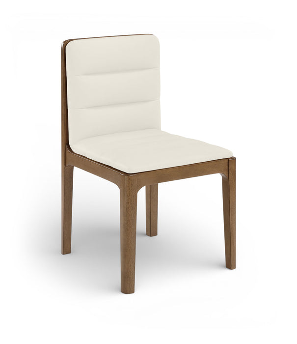 Ellis - Vegan Leather Upholstered Dining Chair (Set of 2) - Brown Base - Simple Home Plus