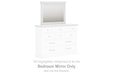 Ashbryn - Bedroom Mirror - White / Natural - Simple Home Plus