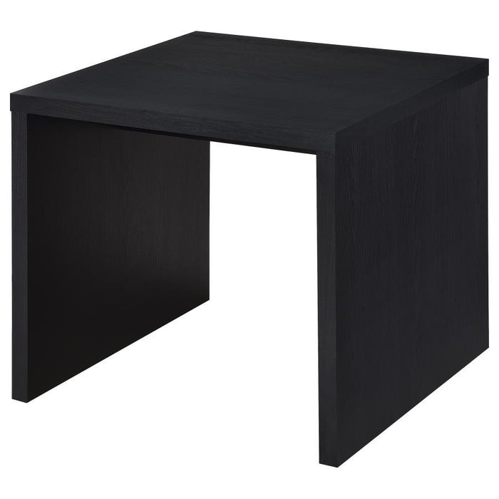 Knapp - Engineered Wood Square Side End Table - Black - Simple Home Plus