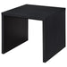 Knapp - Engineered Wood Square Side End Table - Black - Simple Home Plus