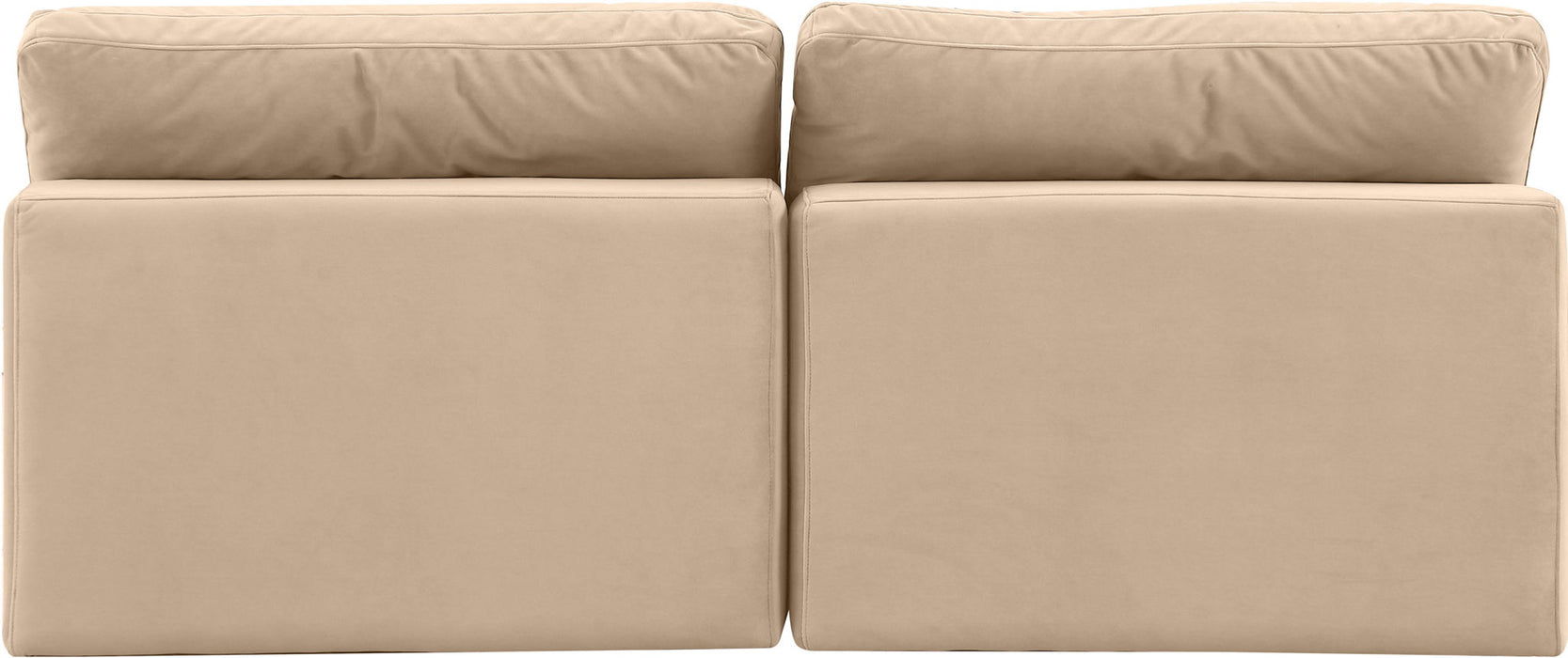 Comfy - Velvet Modular Armless Sofa 2 Seats - Simple Home Plus