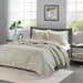 Keaton - 2 Piece Quilt Set - Cream - Simple Home Plus