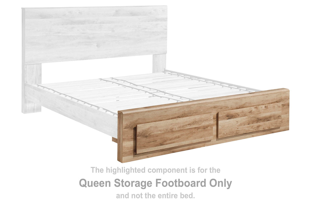Hyanna - Queen Storage Footboard - Tan Brown - Simple Home Plus