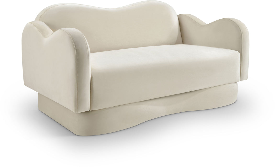 Bloom - Velvet Loveseat - Simple Home Plus