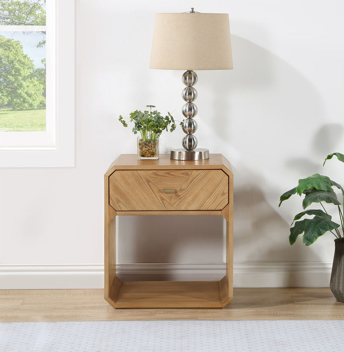 Parker - Ash Veneer Nightstand - Simple Home Plus