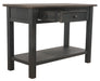 Tyler Creek - Grayish Brown / Black - Sofa Table - Simple Home Plus