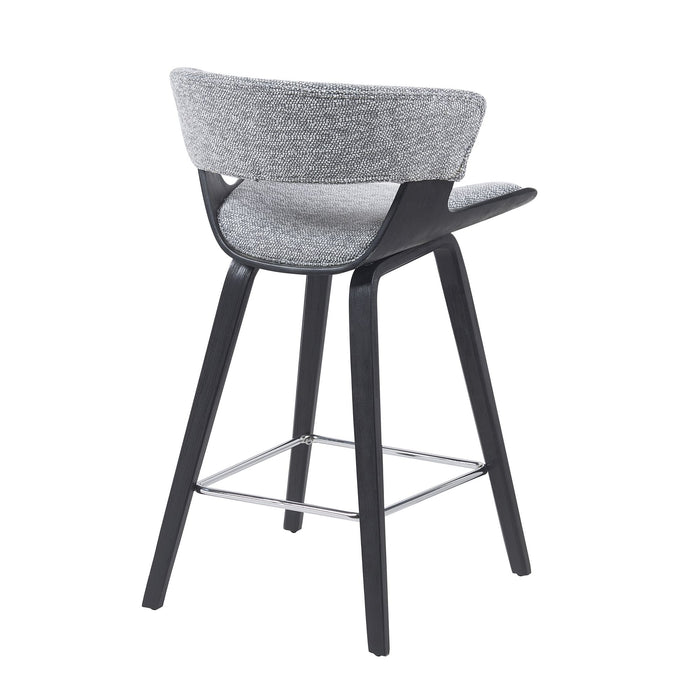 Jagger - Modern Barstool With Black Frame - Simple Home Plus
