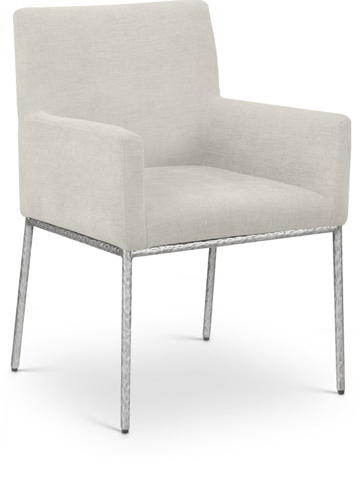 Reeves - Dining Chair With Silver Legs (Set of 2) - Simple Home Plus