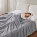 Microfleece - Blanket - Gray - Simple Home Plus