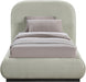 Vaughn - Chenille Bed With Black Base - Simple Home Plus