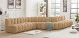 Arc - Velvet 8 Piece Curved Modular Sofa - Simple Home Plus