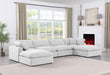 Comfy - 6 Piece Linen Modular Double Chaise Sectional - Simple Home Plus