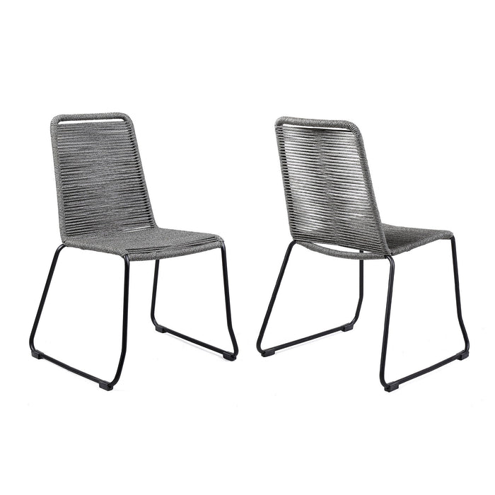 Shasta - Outdoor Stackable Dining Chair (Set of 2) - Simple Home Plus