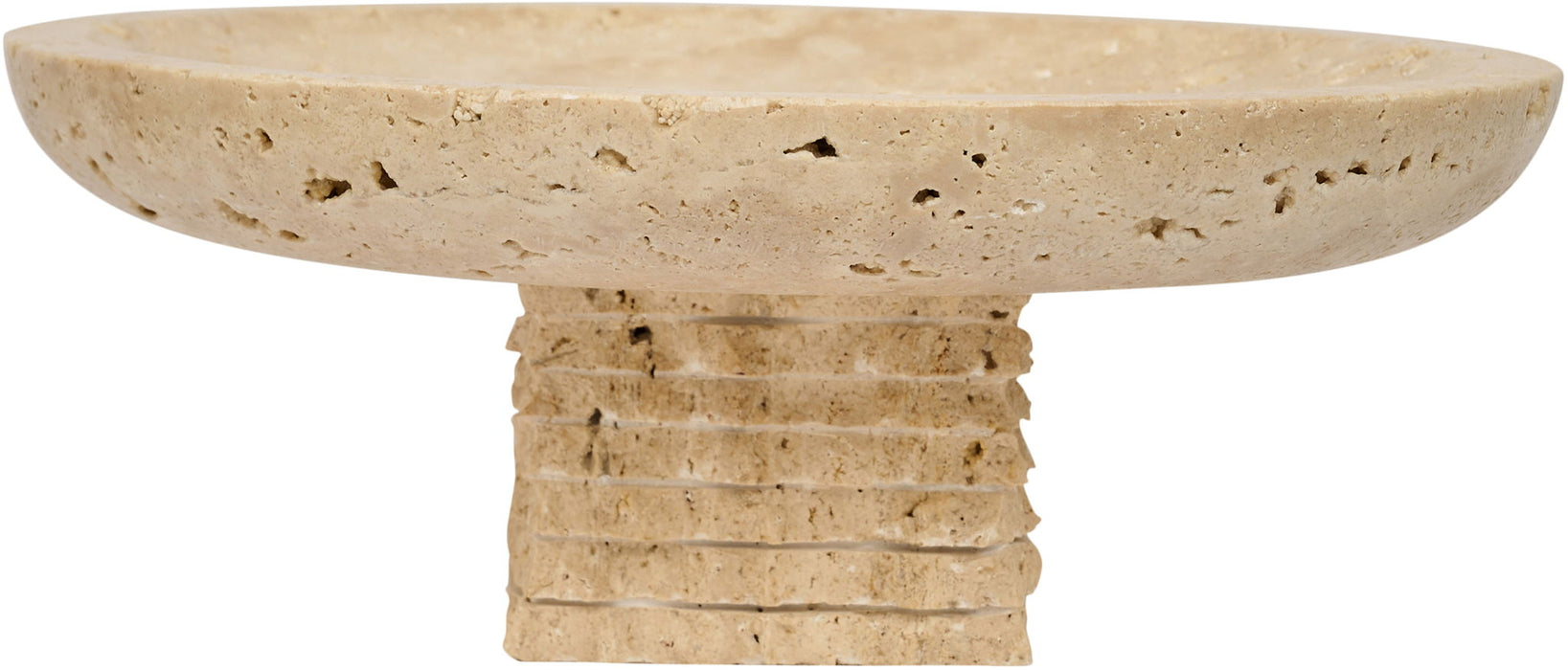 Colannade - Genuine Travertine Bowl