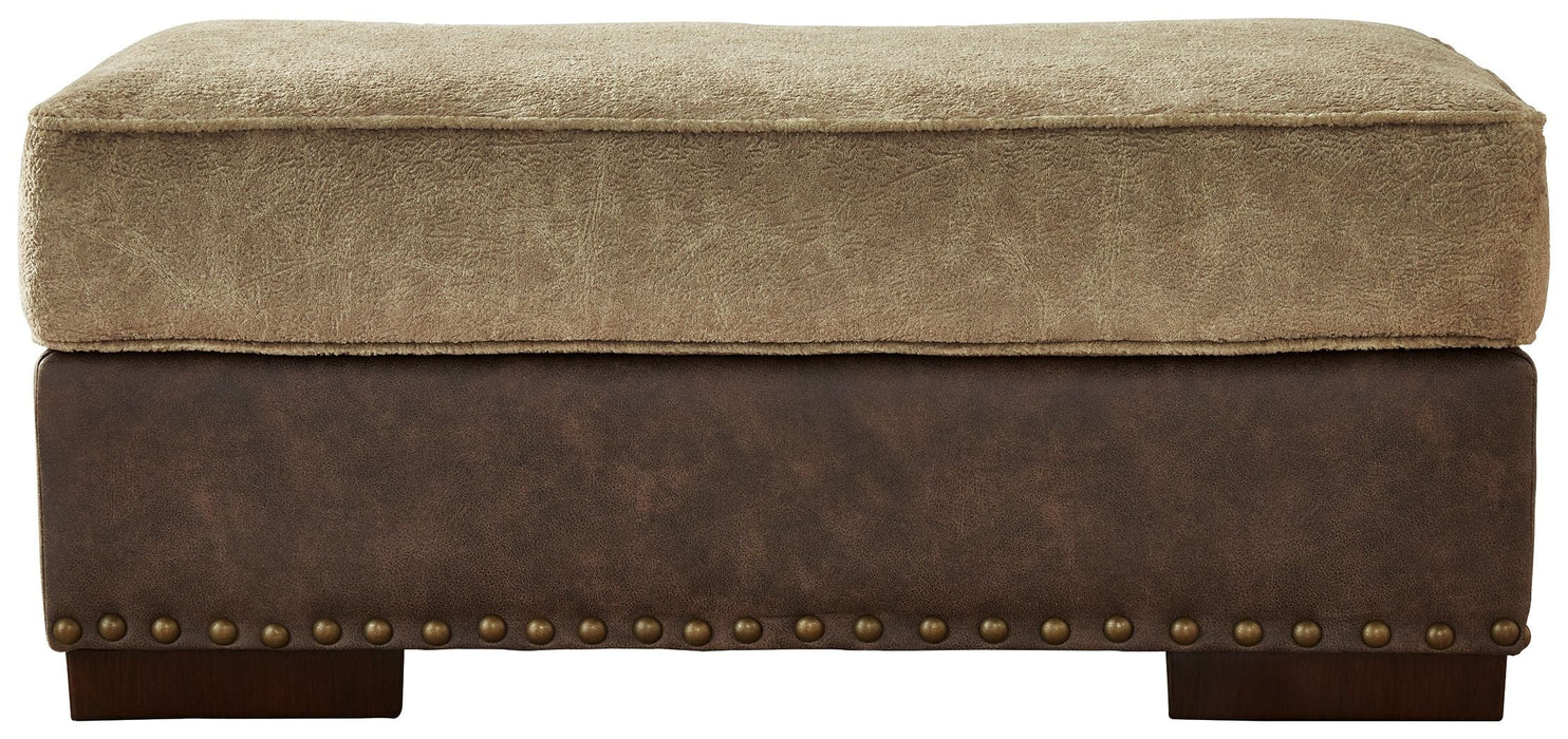Alesbury - Chocolate - Ottoman - Simple Home Plus