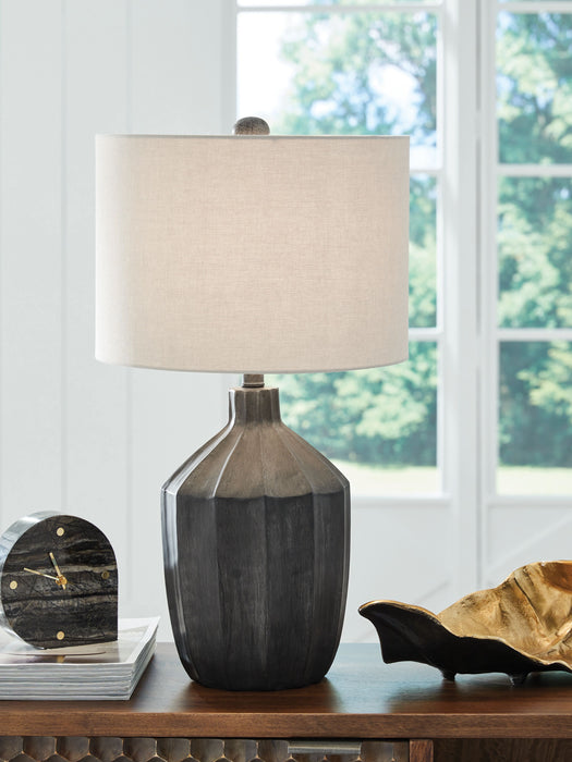 Jilton - Black - Poly Table Lamp - Simple Home Plus