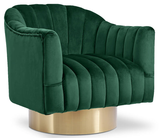 Farrah - Accent Chair with Gold Base - Simple Home Plus